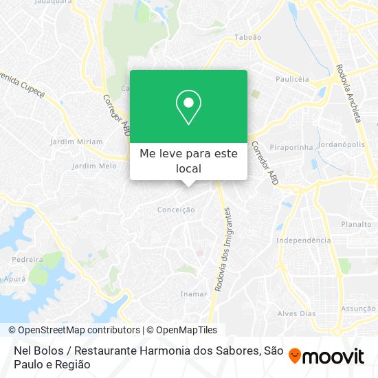 Nel Bolos / Restaurante Harmonia dos Sabores mapa