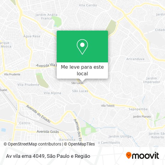 Av vila ema 4049 mapa