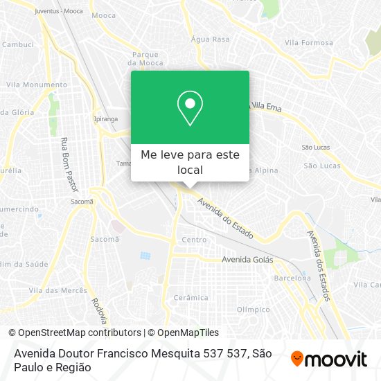 Avenida Doutor Francisco Mesquita 537 537 mapa