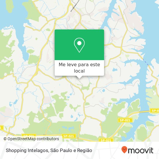Shopping Intelagos mapa