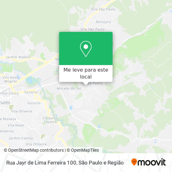 Rua Jayr de Lima Ferreira 100 mapa