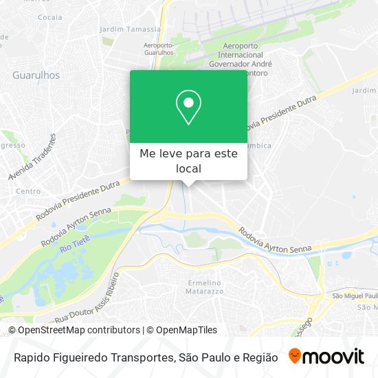 Rapido Figueiredo Transportes mapa