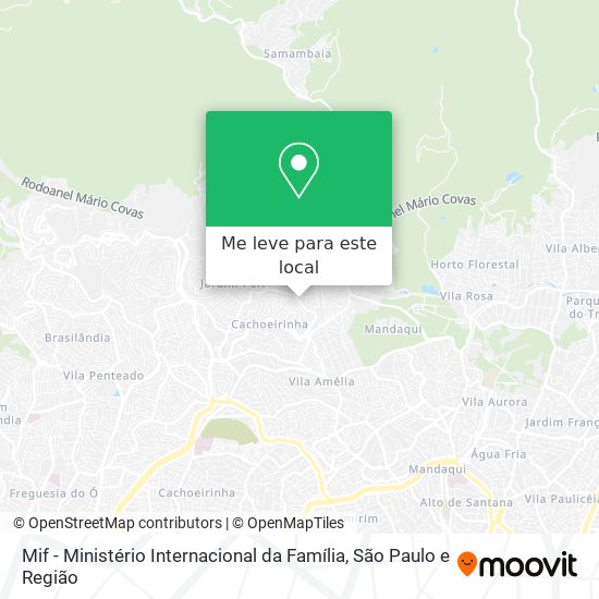 Mif - Ministério Internacional da Família mapa