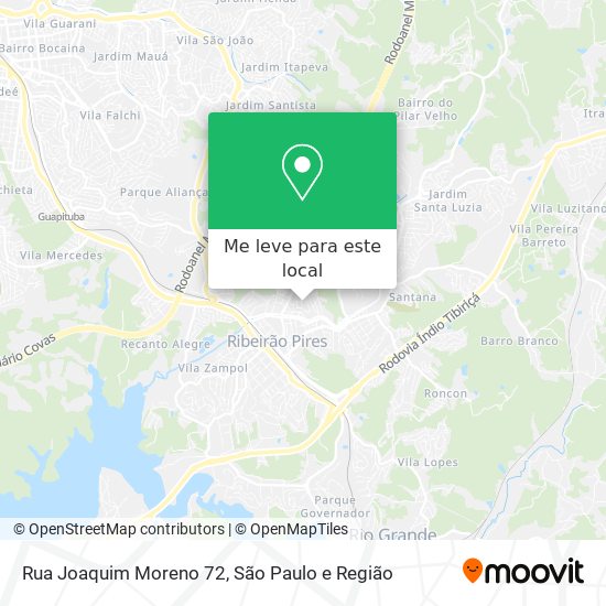 Rua Joaquim Moreno 72 mapa