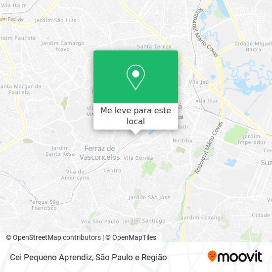 Cei Pequeno Aprendiz mapa