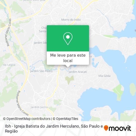 Ibh - Igreja Batista do Jardim Herculano mapa