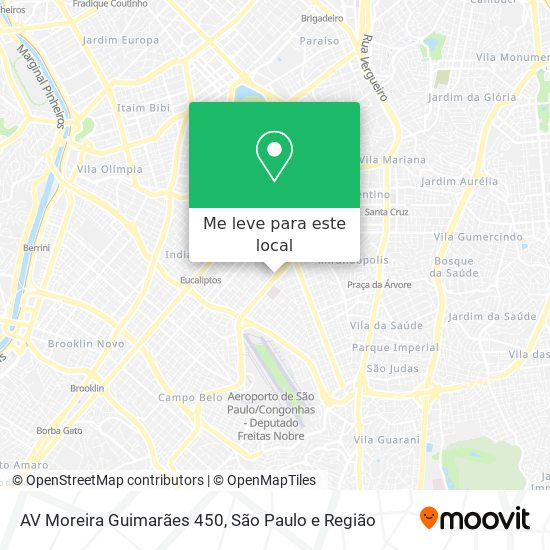AV Moreira Guimarães 450 mapa