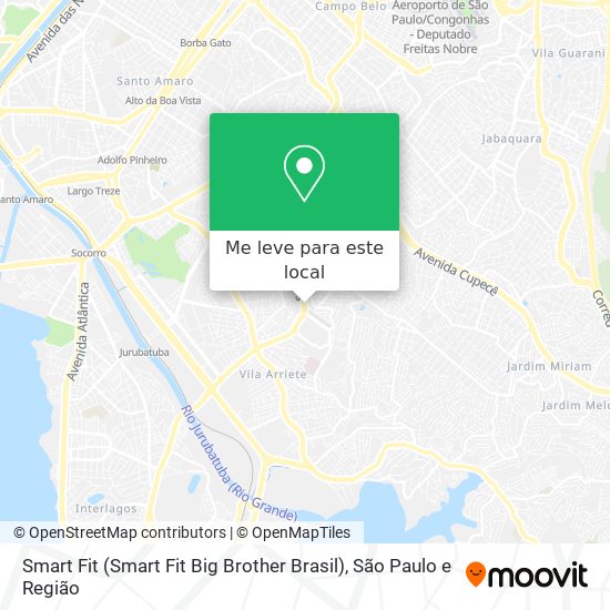 Smart Fit (Smart Fit Big Brother Brasil) mapa