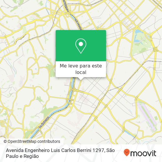 Avenida Engenheiro Luis Carlos Berrini 1297 mapa