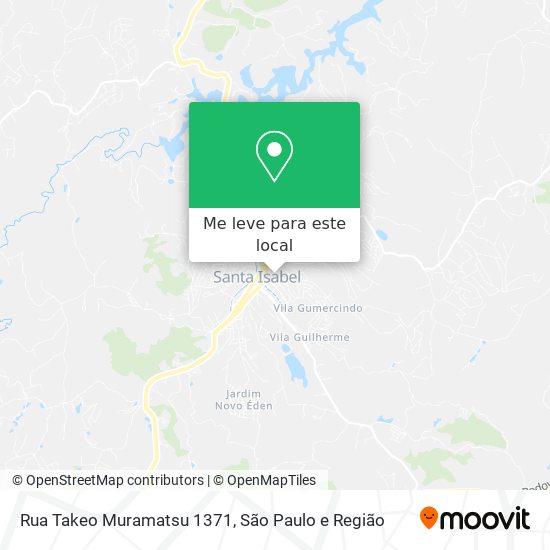 Rua Takeo Muramatsu 1371 mapa
