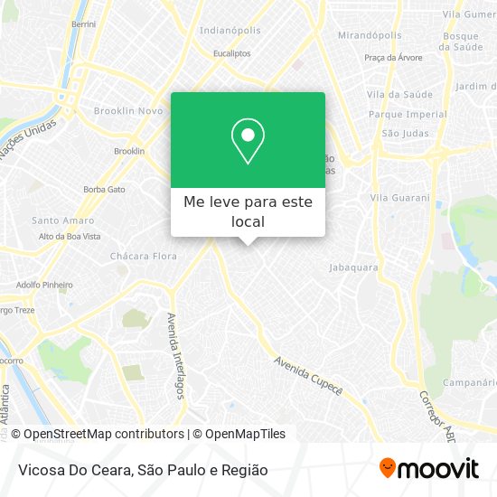 Vicosa Do Ceara mapa