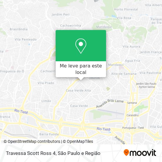 Travessa Scott Ross 4 mapa
