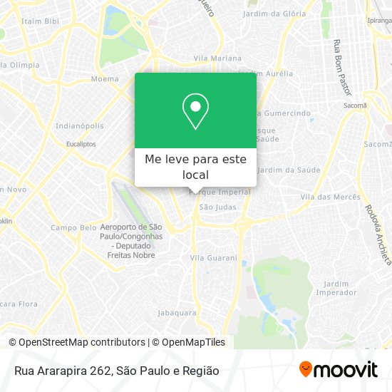 Rua Ararapira 262 mapa