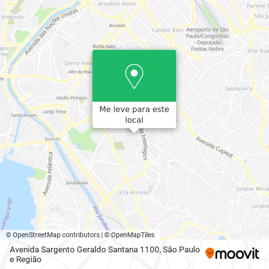 Avenida Sargento Geraldo Santana 1100 mapa