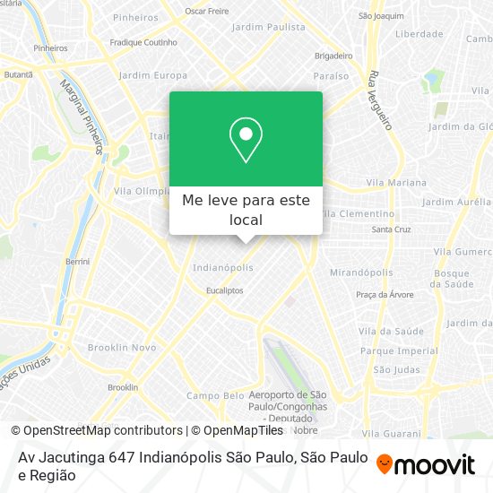 Av  Jacutinga  647   Indianópolis  São Paulo mapa