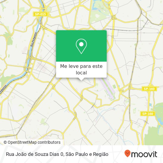 Rua João de Souza Dias 0 mapa