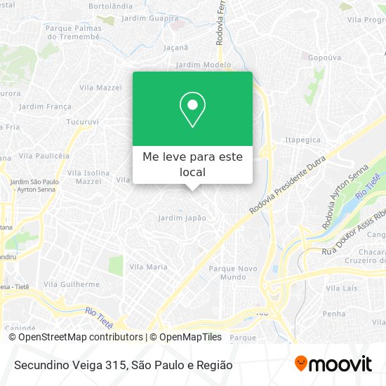 Secundino Veiga 315 mapa