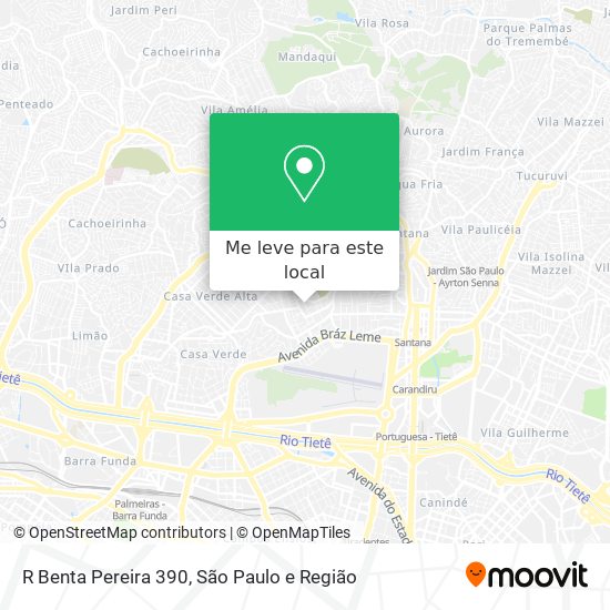 R Benta Pereira 390 mapa