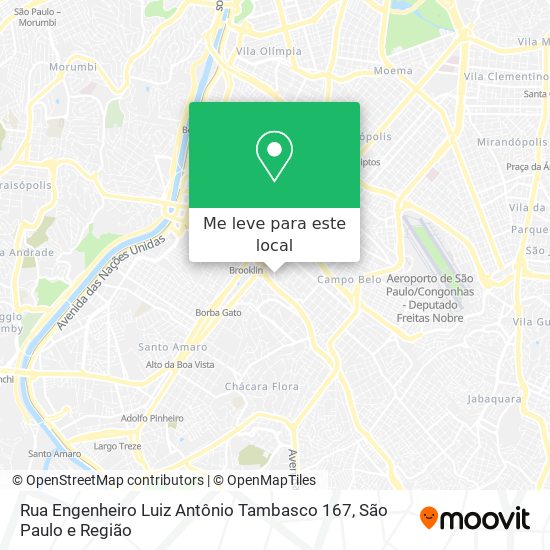Rua Engenheiro Luiz Antônio Tambasco 167 mapa
