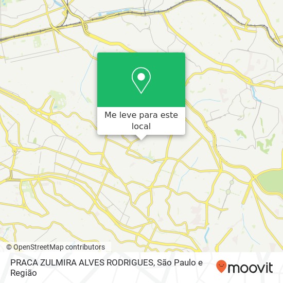 PRACA ZULMIRA ALVES RODRIGUES mapa