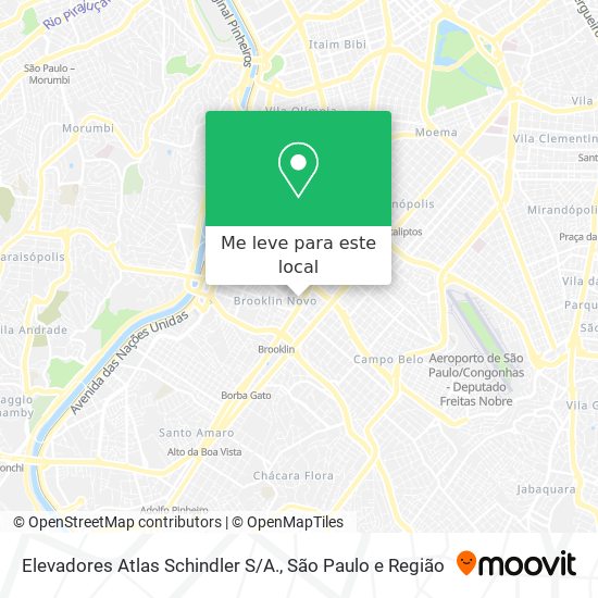 Elevadores Atlas Schindler S / A. mapa