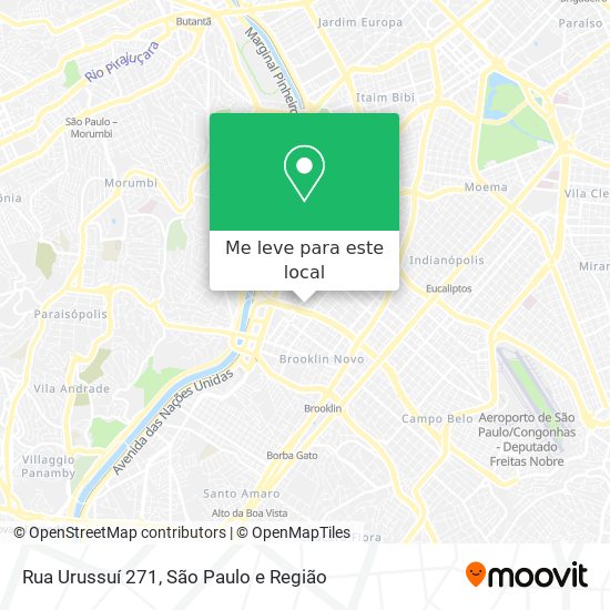 Rua Urussuí 271 mapa