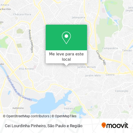 Cei Lourdinha Pinheiro mapa