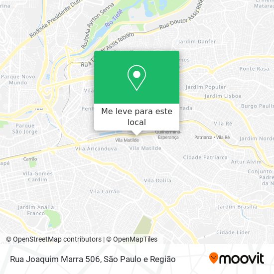 Rua Joaquim Marra 506 mapa