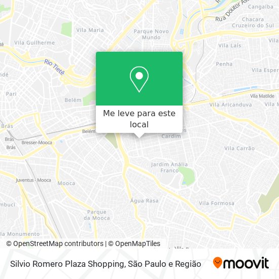 Silvio Romero Plaza Shopping mapa