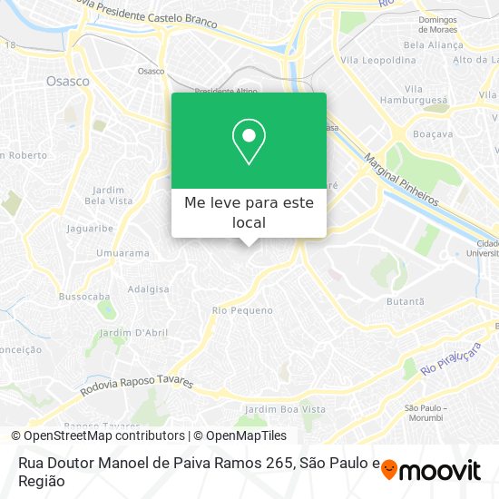 Rua Doutor Manoel de Paiva Ramos 265 mapa