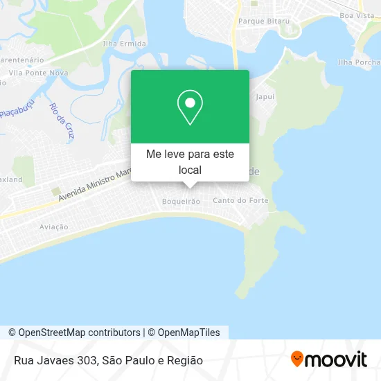 Rua Javaes 303 mapa