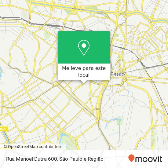 Rua Manoel Dutra    600 mapa