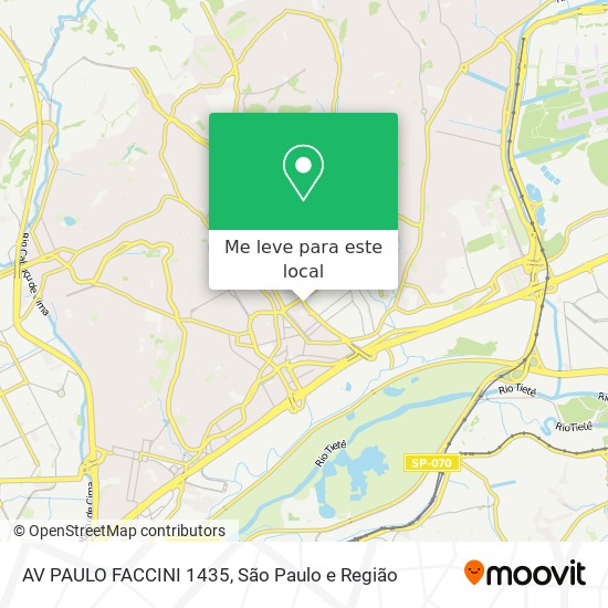 AV PAULO FACCINI 1435 mapa