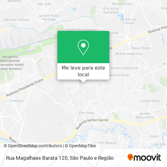 Rua Magalhaes Barata 120 mapa