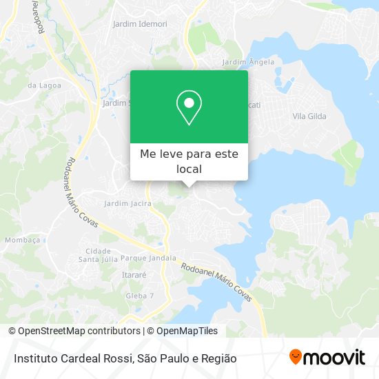 Instituto Cardeal Rossi mapa