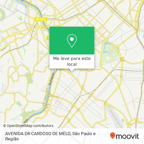 AVENIDA DR CARDOSO DE MELO mapa