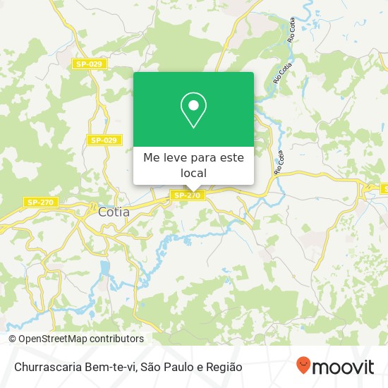 Churrascaria Bem-te-vi mapa