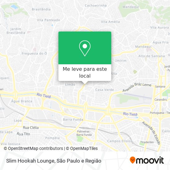Slim Hookah Lounge mapa