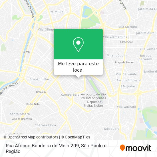 Rua Afonso Bandeira de Melo 209 mapa