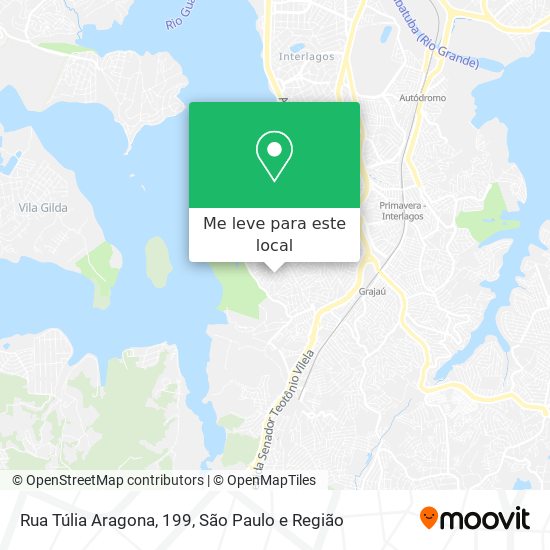 Rua Túlia Aragona, 199 mapa