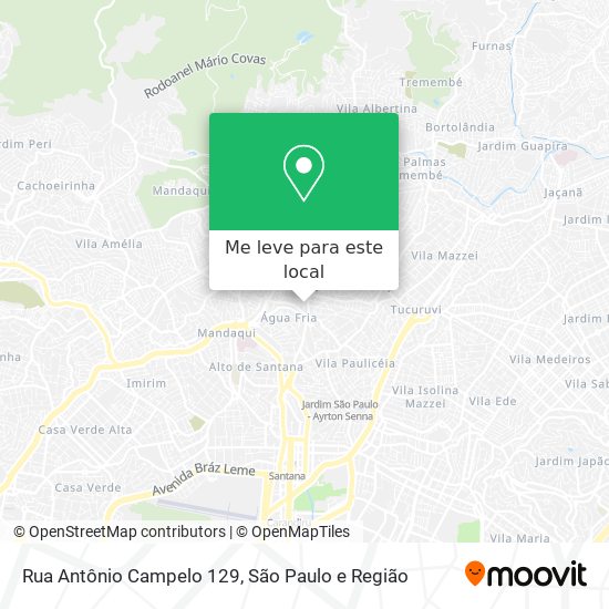 Rua Antônio Campelo 129 mapa
