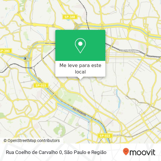Rua Coelho de Carvalho 0 mapa