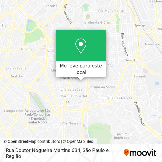 Rua Doutor Nogueira Martins 634 mapa