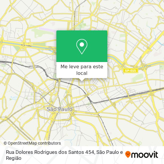 Rua Dolores Rodrigues dos Santos 454 mapa