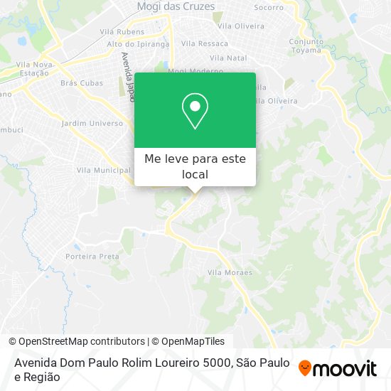 Avenida Dom Paulo Rolim Loureiro 5000 mapa