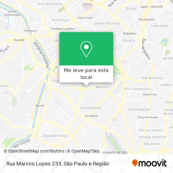 Rua Marcos Lopes 233 mapa