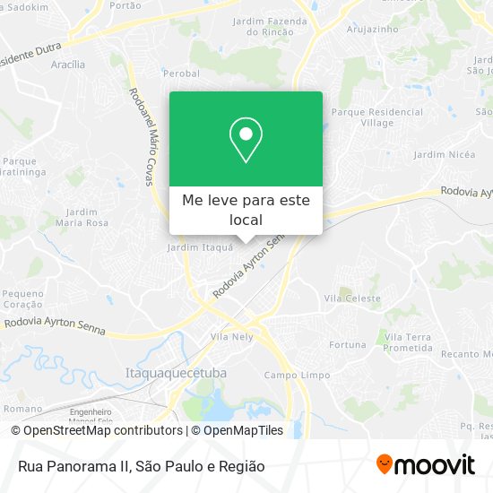 Rua Panorama II mapa