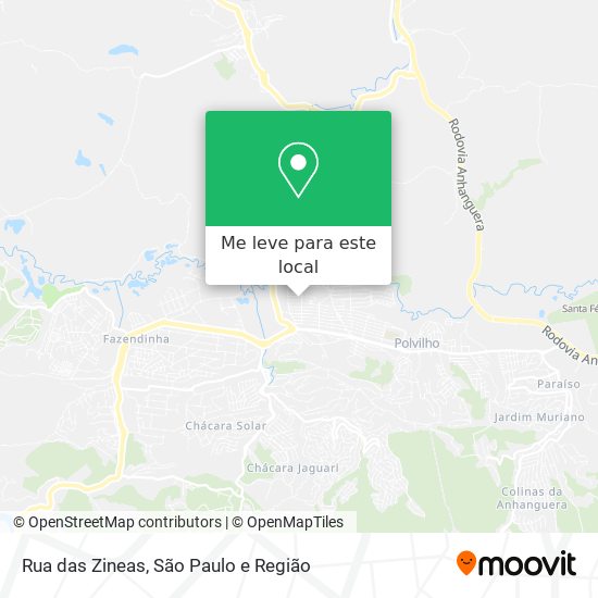 Rua das Zineas mapa
