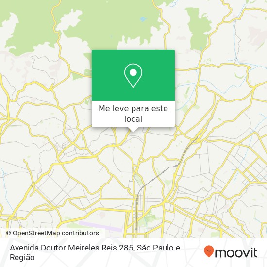 Avenida Doutor Meireles Reis 285 mapa