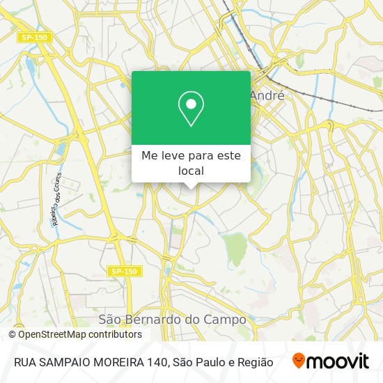 RUA SAMPAIO MOREIRA 140 mapa